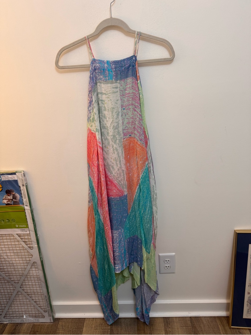 Anthropologie Multicolor Geometric Maxi Dress